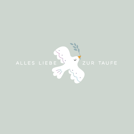 Alles Liebe zur Taufe