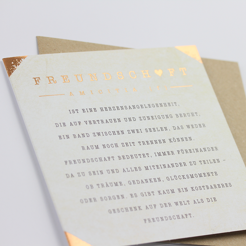 Freundschaft ️ Grafik Werkstatt