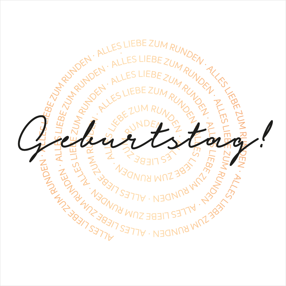 Geburtstag! ️ Grafik Werkstatt