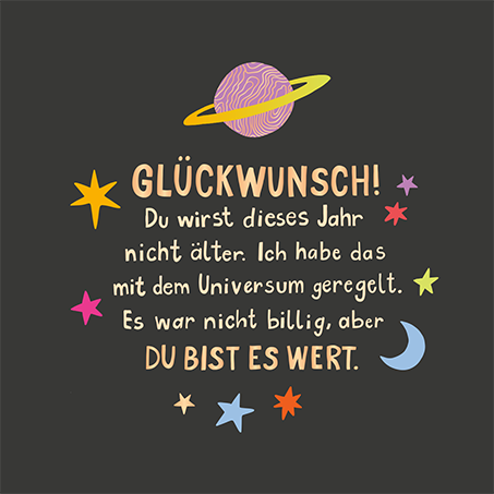 Glückwunsch!...