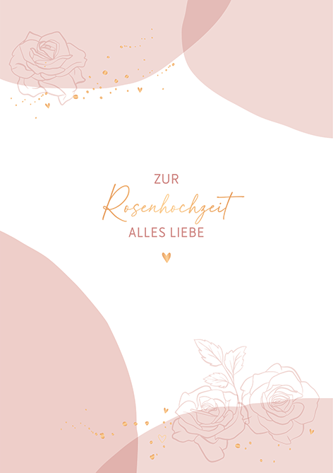 Rosenhochzeit...