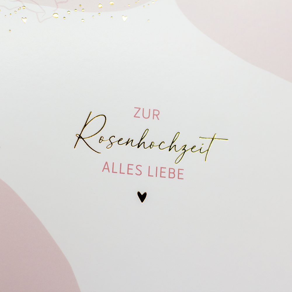 Rosenhochzeit...