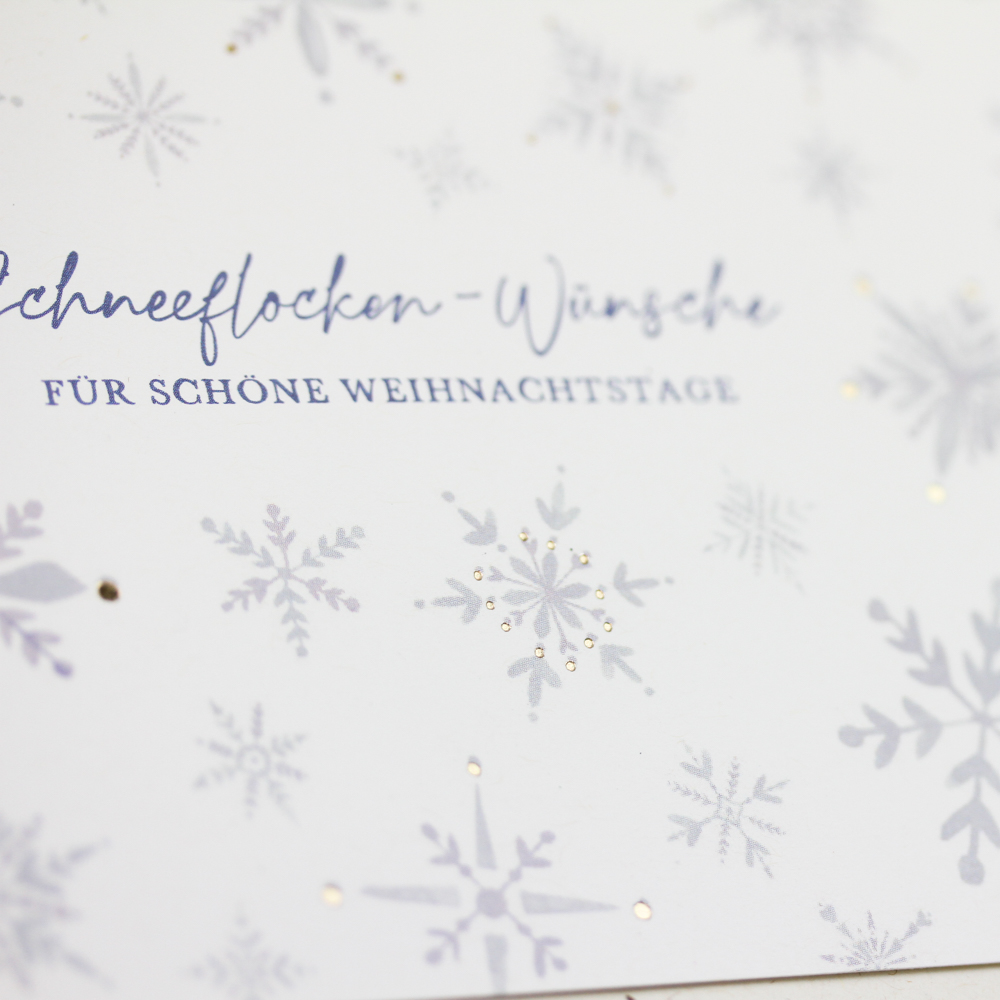 Schneeflocken-Wünsche