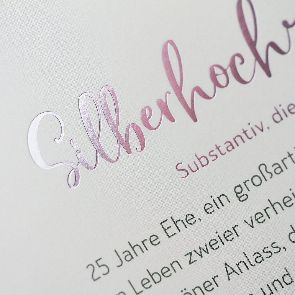 Silberhochzeit