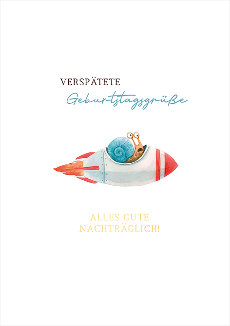 Verspätete Geburtstagsgrüße