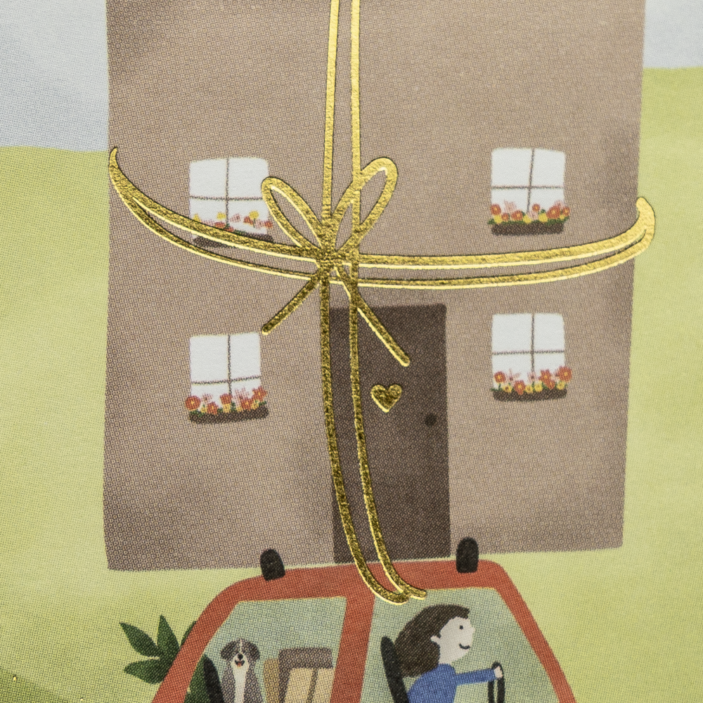 Viel Glück im neuen Zuhause!