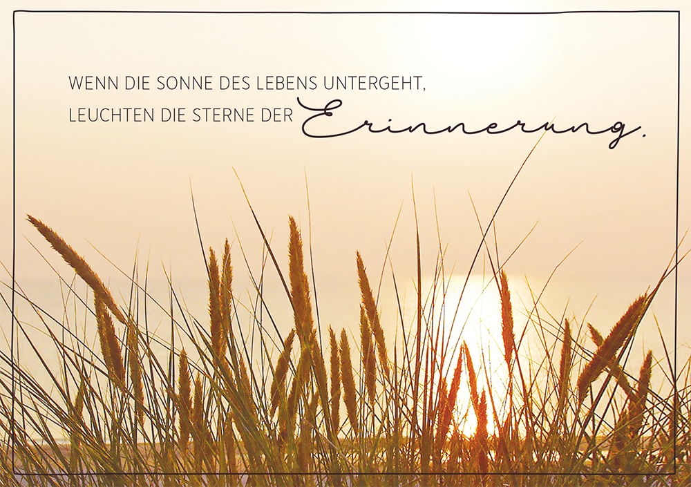 Wenn die Sonne...