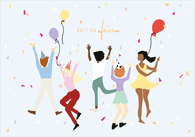Zeit zu feiern