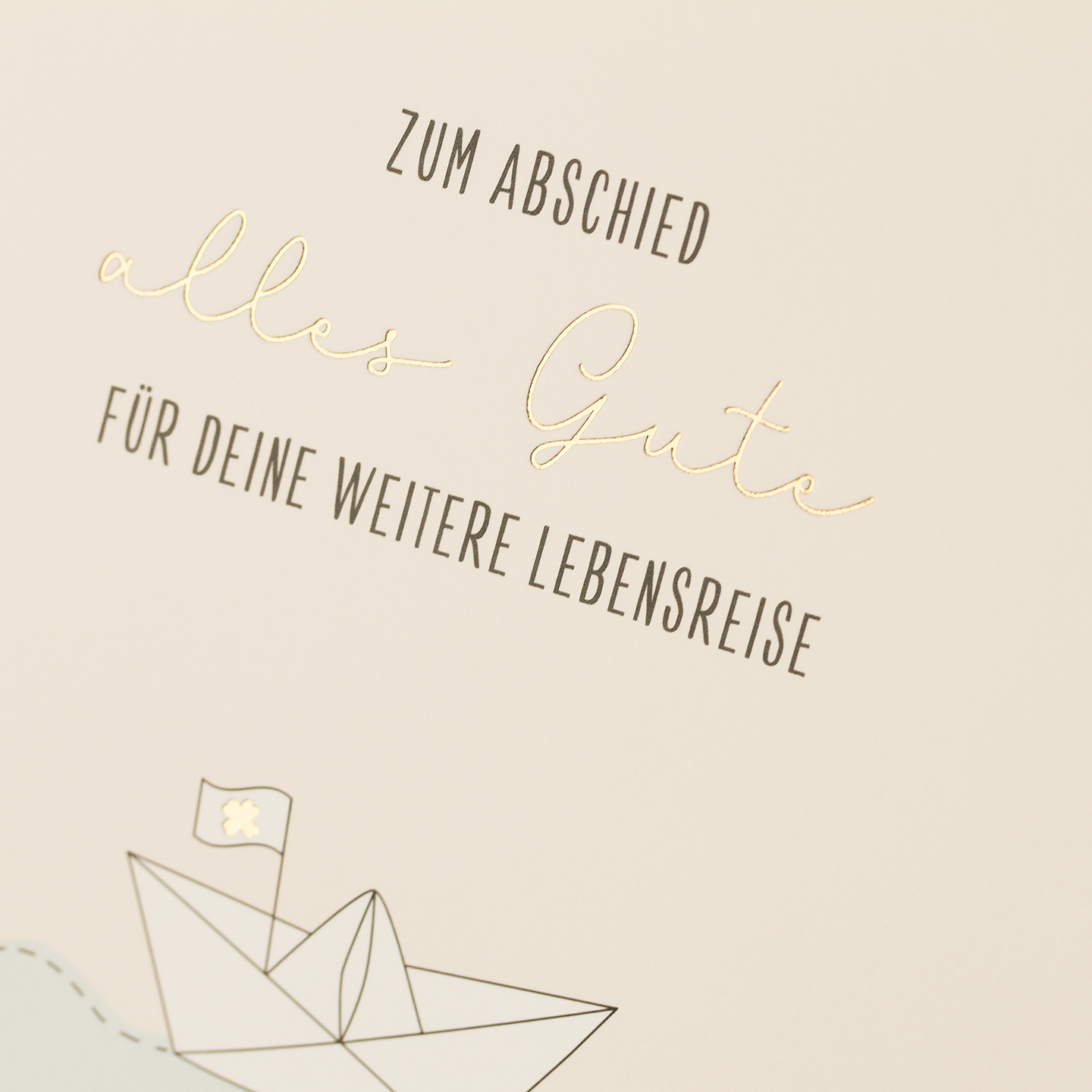 Zum Abschied...