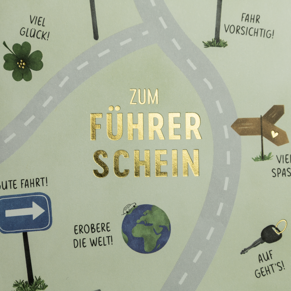 Zum Führerschein...