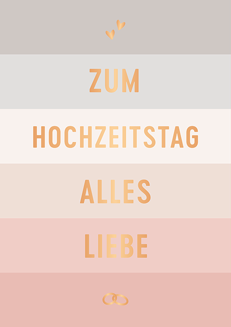 Zum Hochzeitstag...