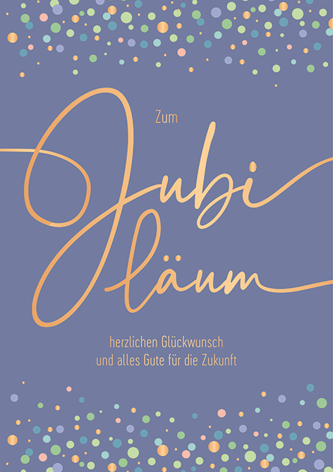 Zum Jubiläum...