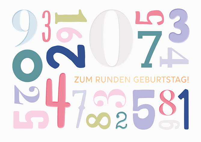 Zum runden Geburtstag!