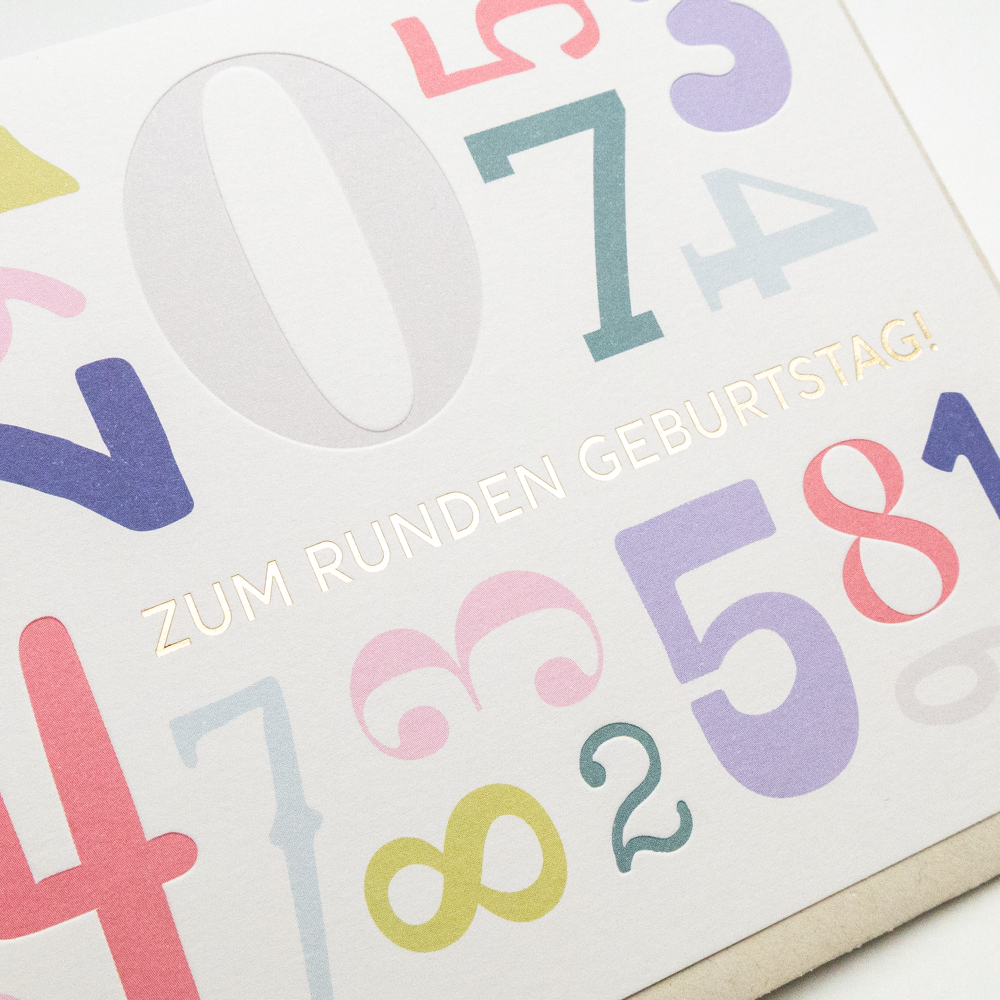 Zum runden Geburtstag!