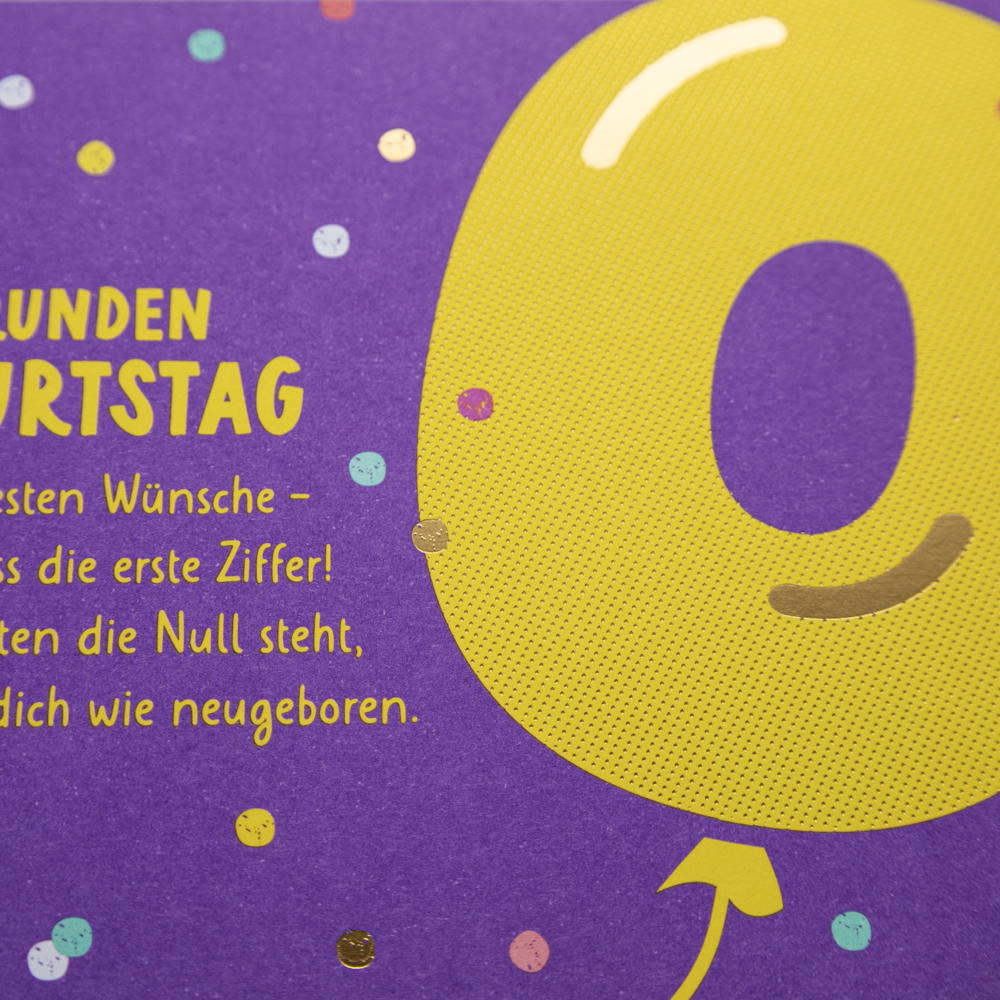 Zum runden Geburtstag...