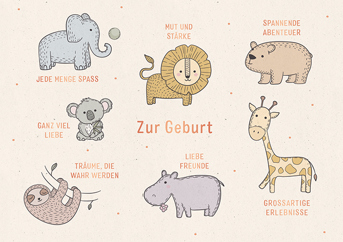 Zur Geburt... ️ Grafik Werkstatt