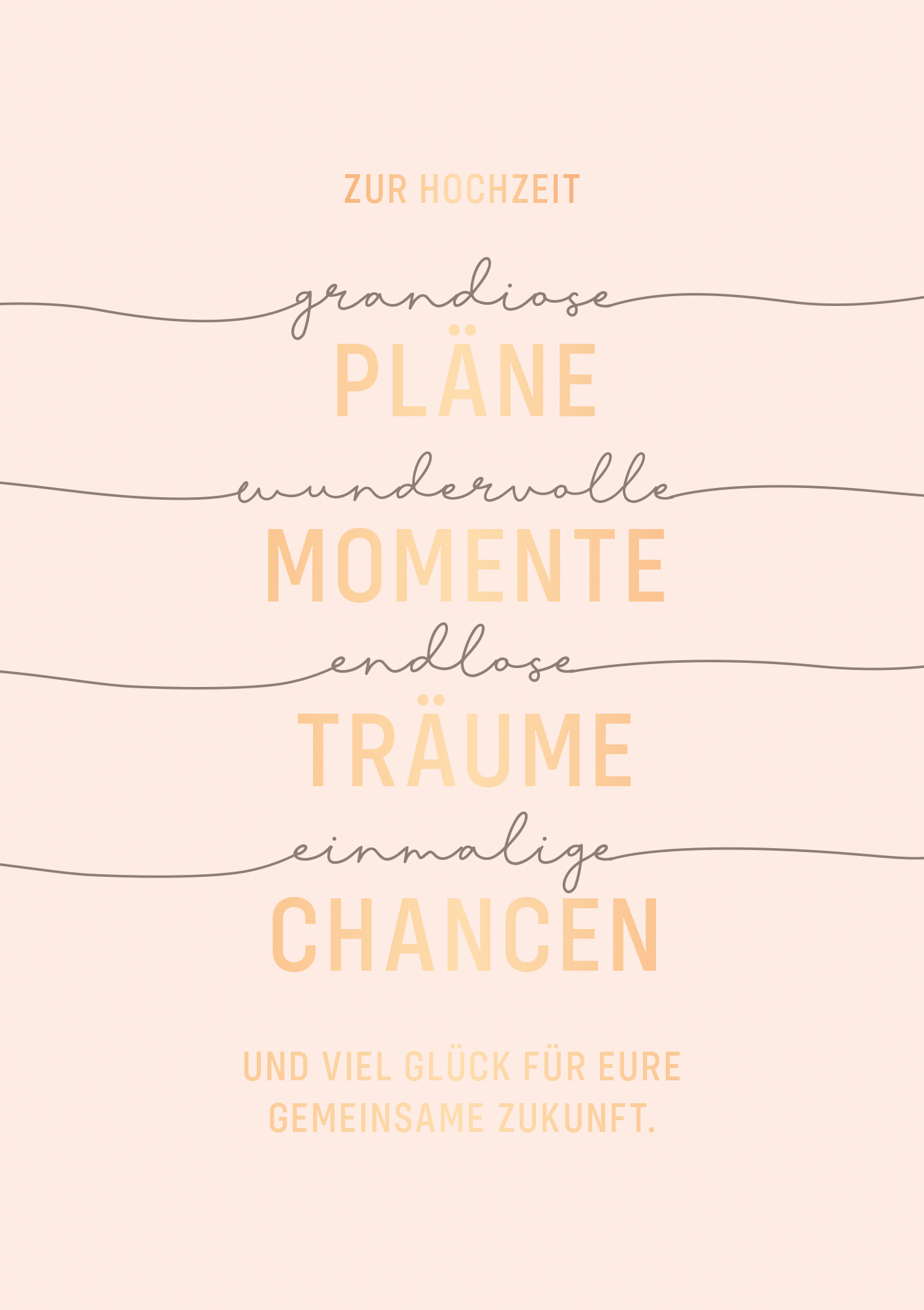 Zur Hochzeit... ️ Grafik Werkstatt