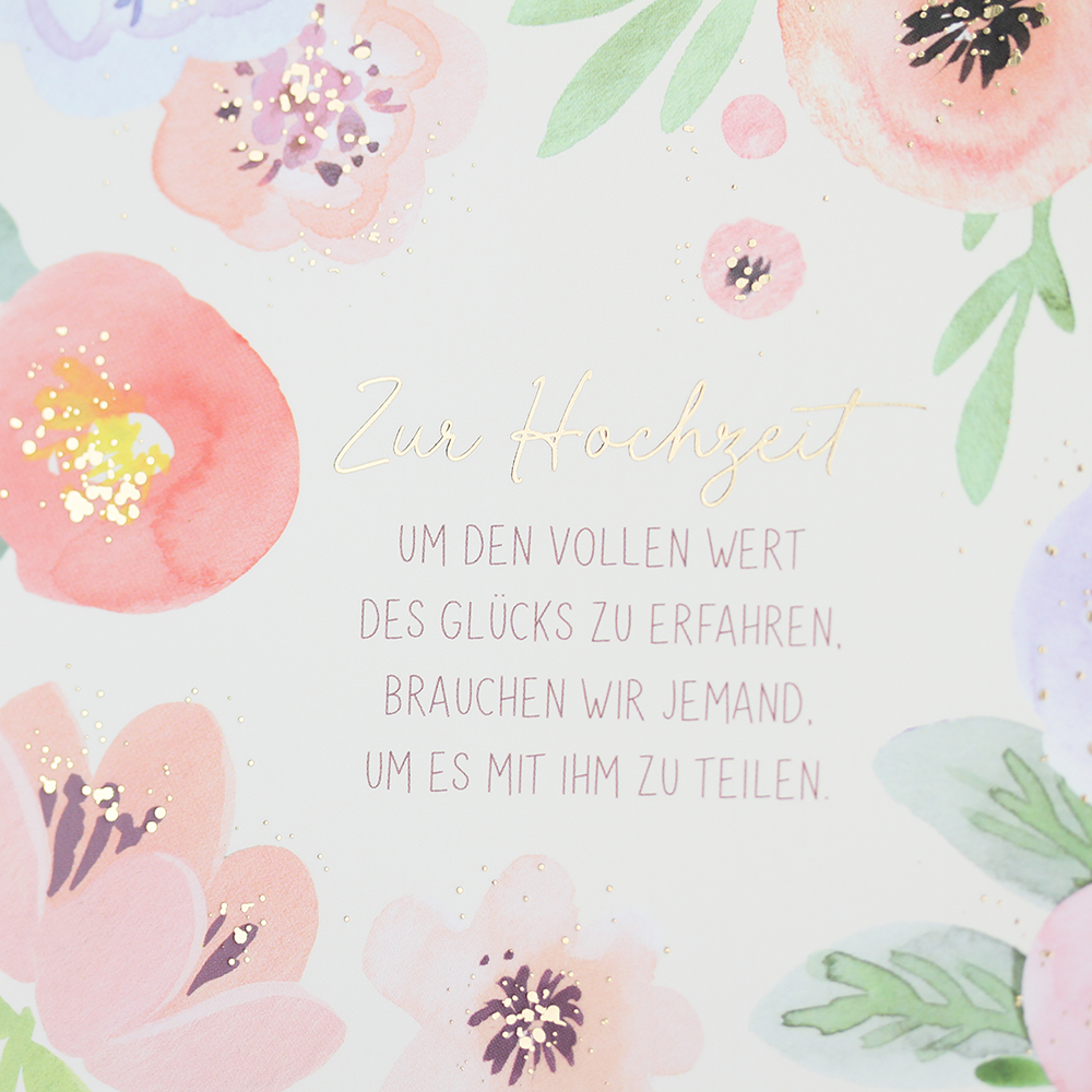 Zur Hochzeit...
