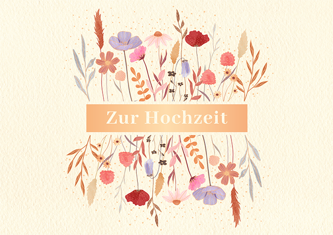 Zur Hochzeit
