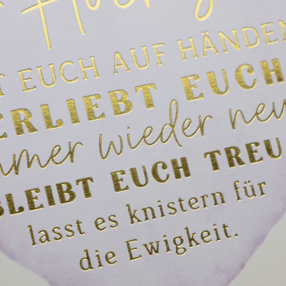 Zur Hochzeit...