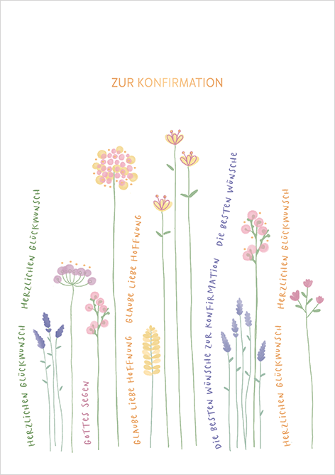 Zur Konfirmation...