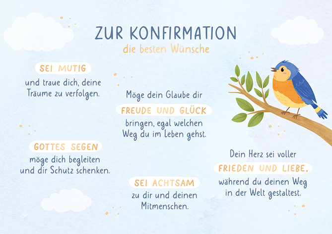 Zur Konfirmation...