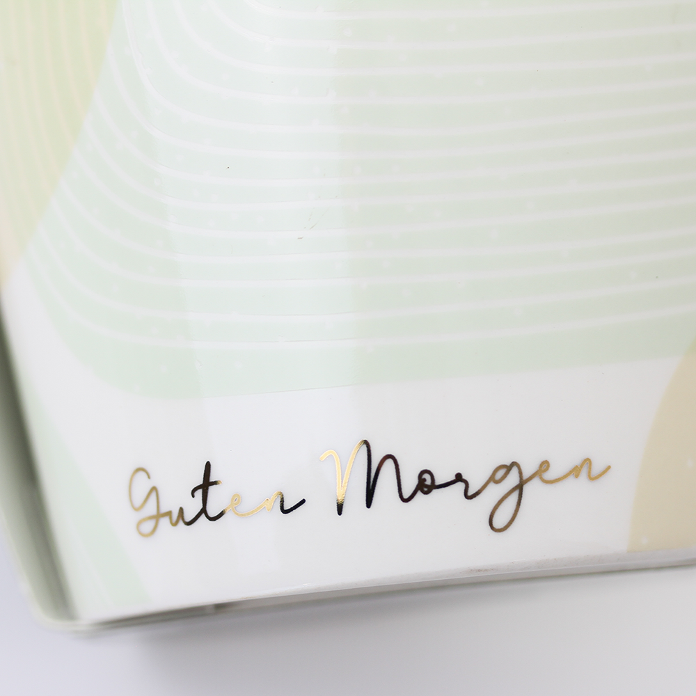 Goldtasse Schreibkram Manufaktur Guten Morgen