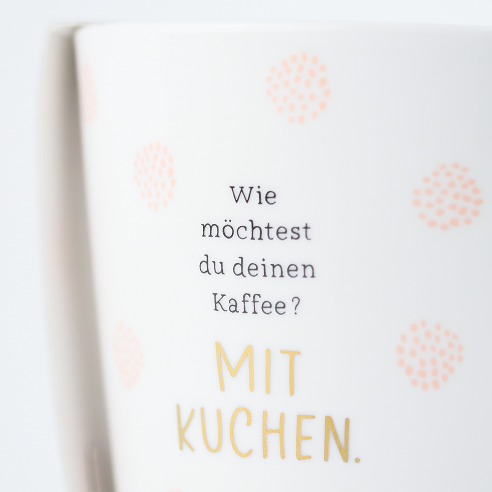 Mit Kuchen