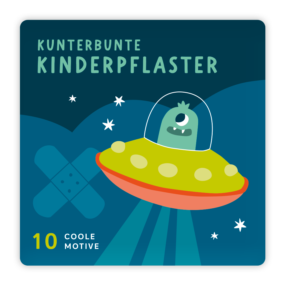 Kunterbunte Kinderpflaster
