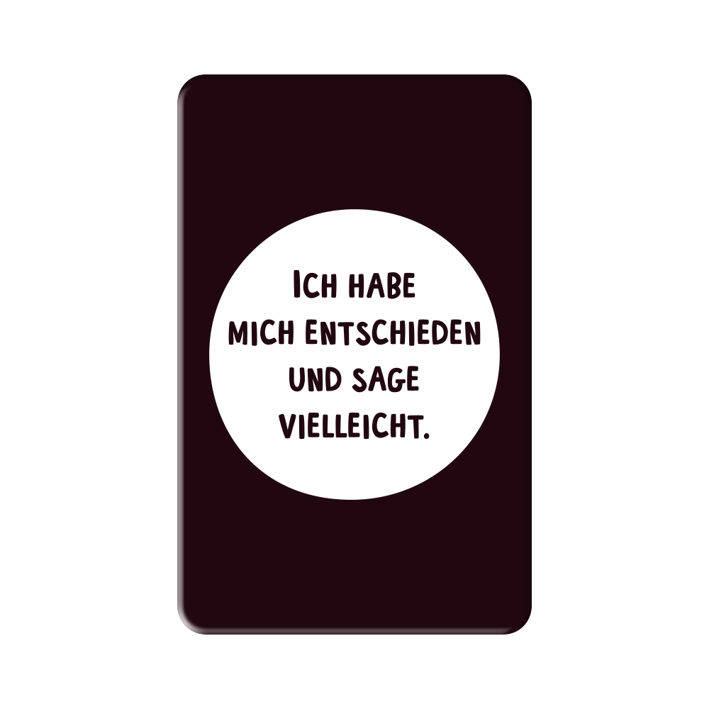 Vielleicht...