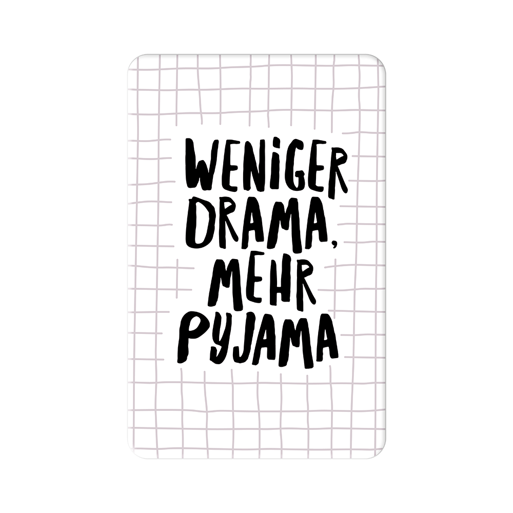 Weniger Drama,...