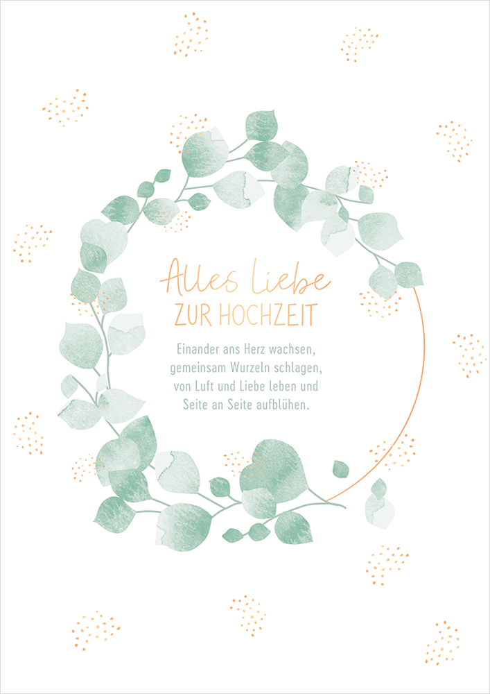 Alles Liebe zur Hochzeit...