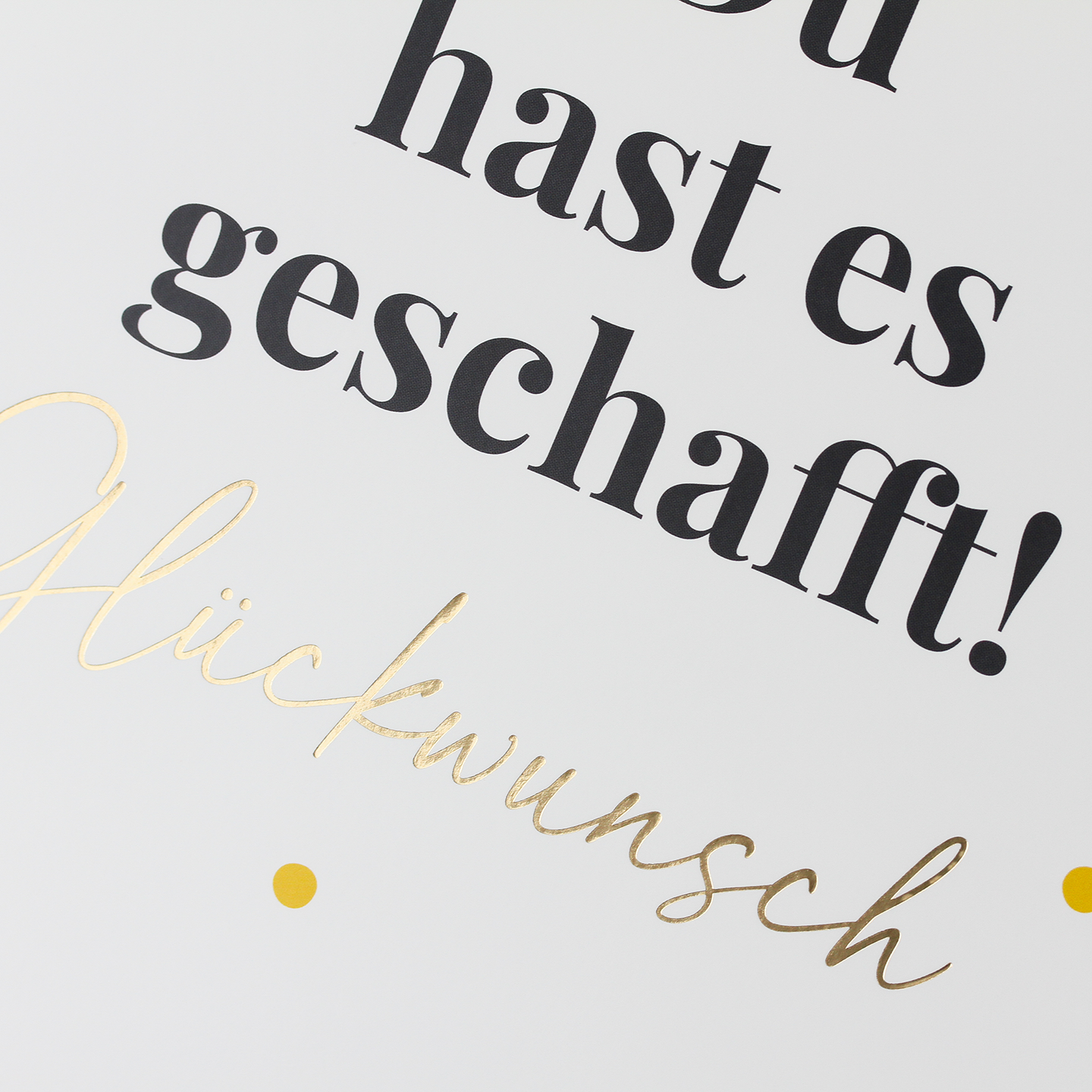 Maxi Card  Goldveredelung