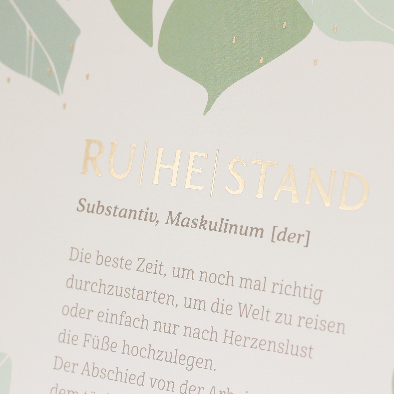 Ruhestand