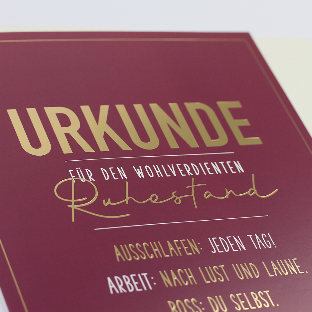 Urkunde