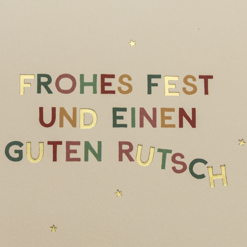 Frohes Fest und einen guten Rutsch