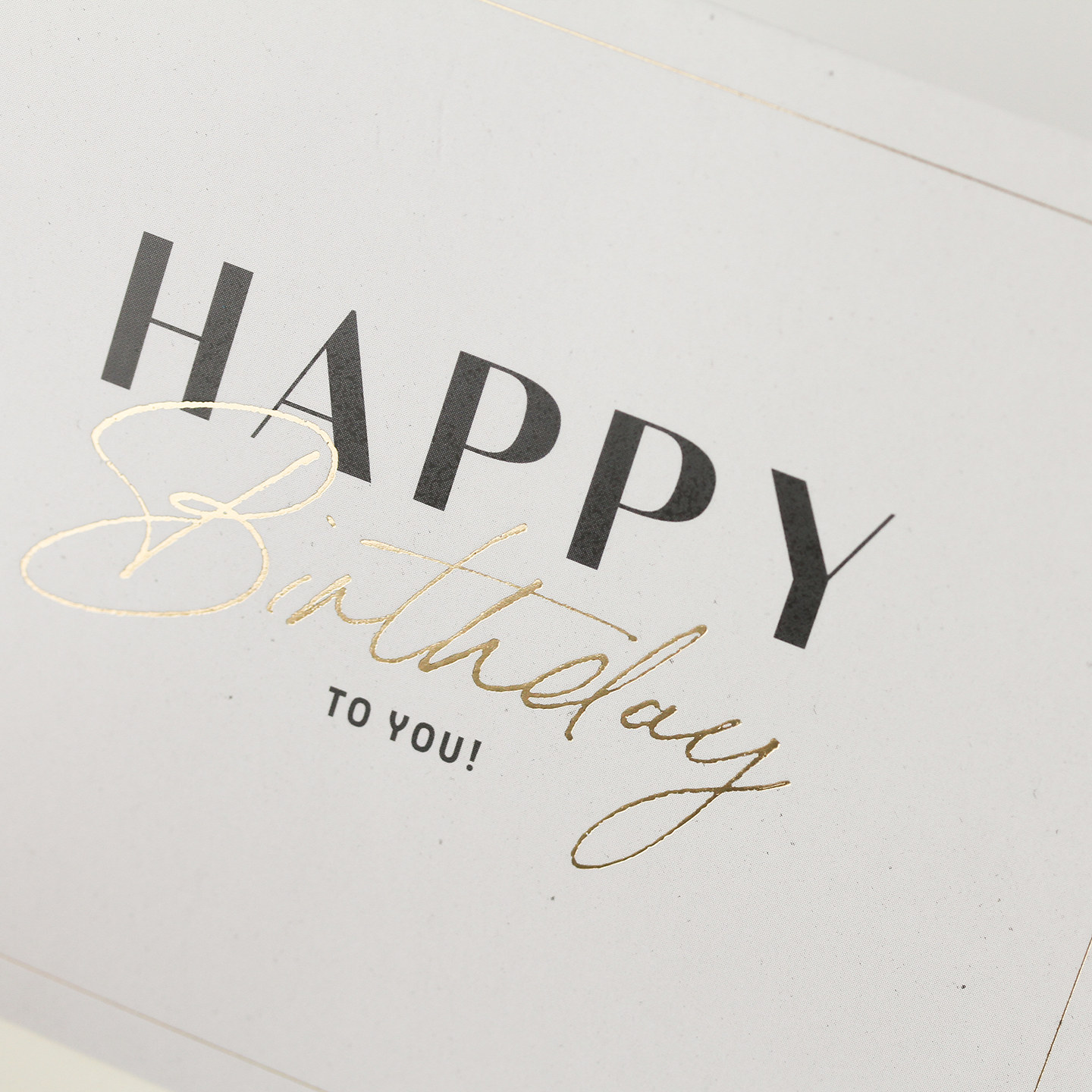Midi Card  Goldveredelung