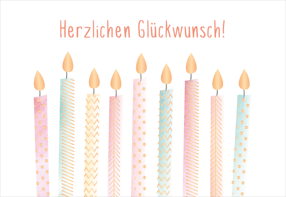 Herzlichen Glückwunsch!