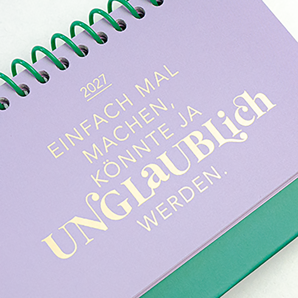 Einfach mal machen...