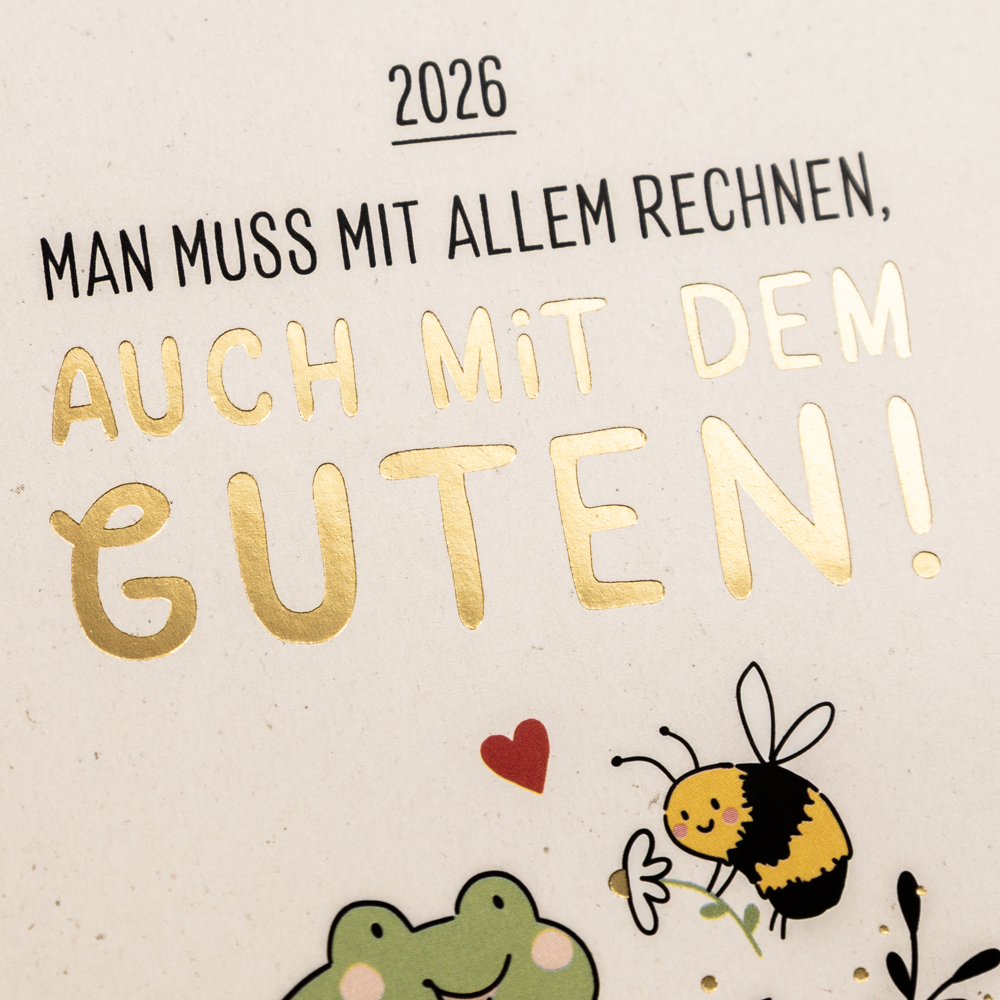 Man muss mit allem rechnen...