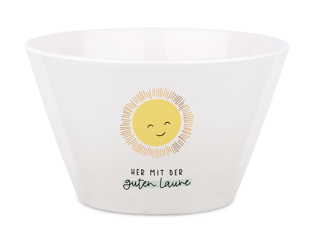 Her mit der guten Laune
