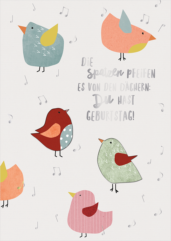 Die Spatzen pfeifen...