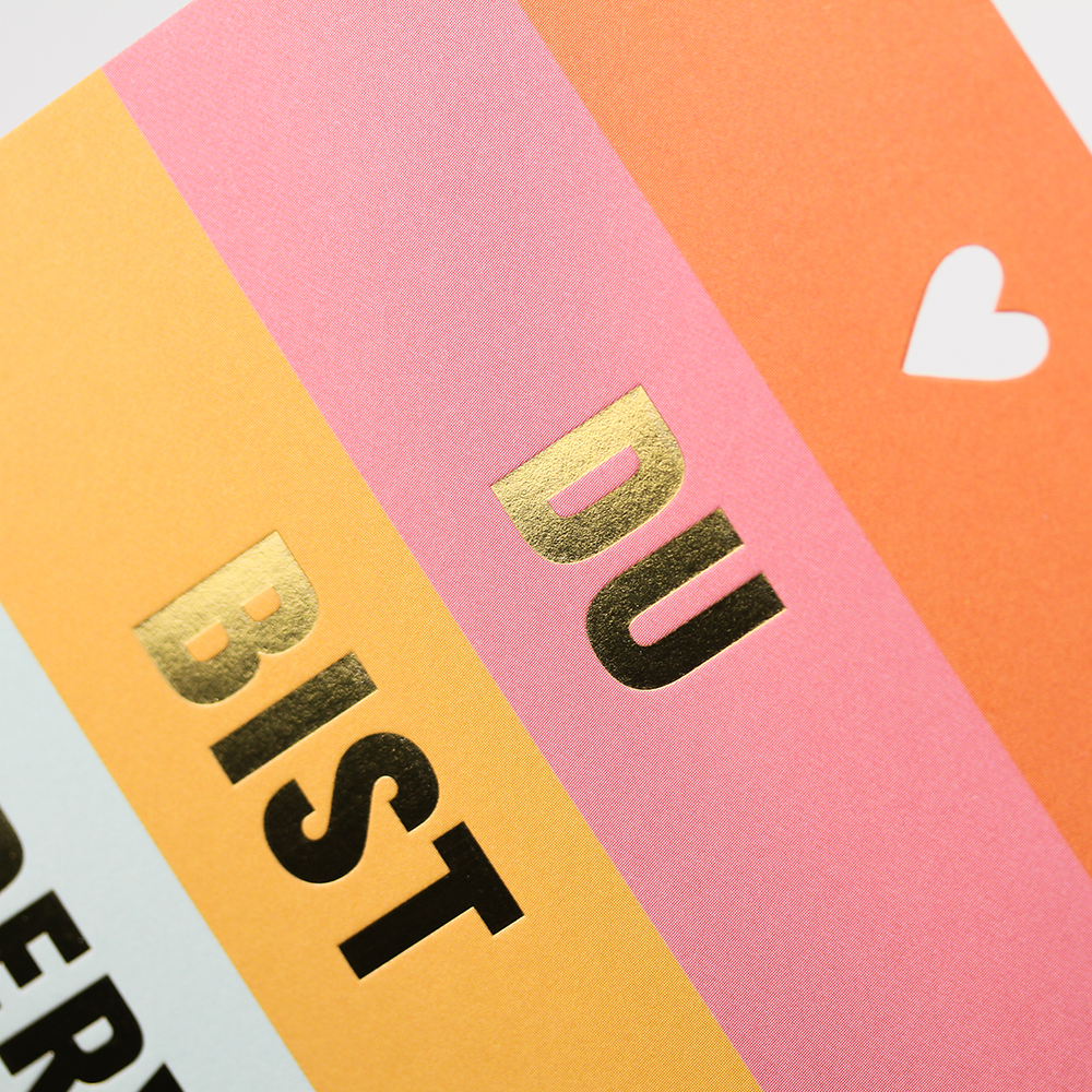 Classic Line Postkarte  Hotfoil Luxor 232 +  Ausstanzung