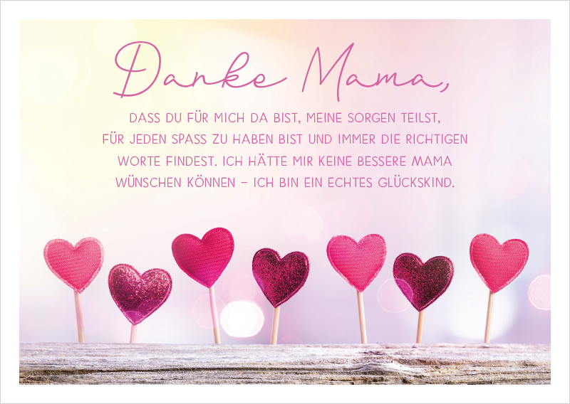 Danke Dass Du Mich Als Deine Mama Ausgesucht Hast