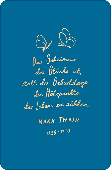 Das Geheimnis des Glücks...