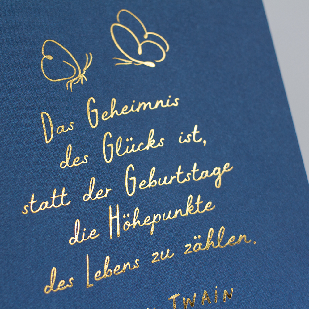 Das Geheimnis des Glücks...