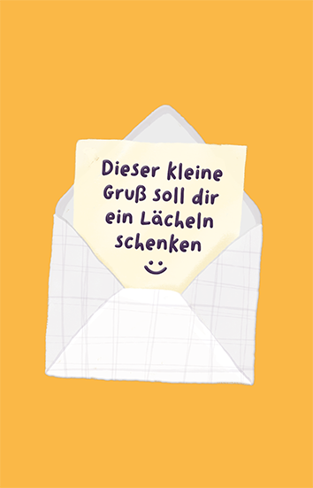 Dieser kleine Gruß...