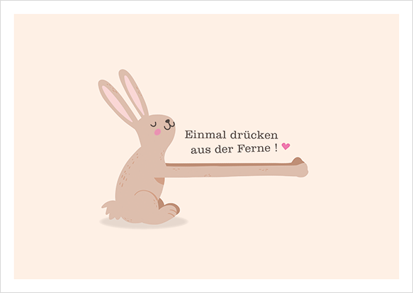 Einmal drücken aus der Ferne!