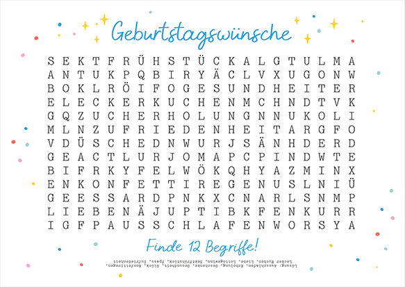 Geburtstagswünsche...