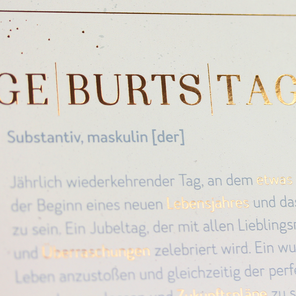 Geburtstag ️ Grafik Werkstatt